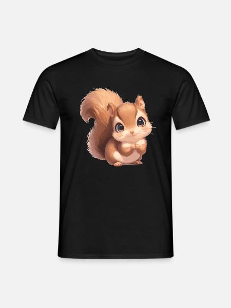 Squirrel - Men's T-Shirt - black