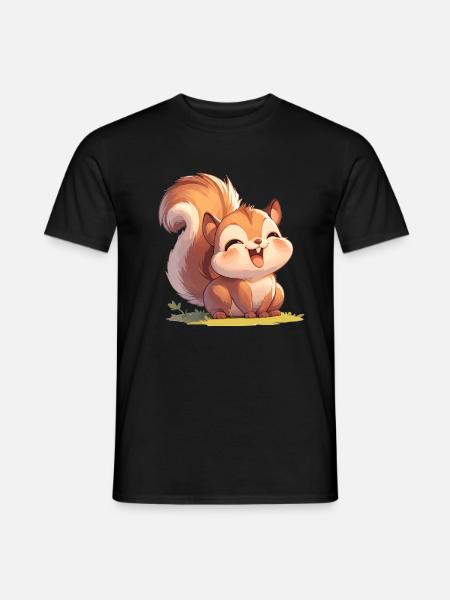 Squirrel - Men's T-Shirt - black
