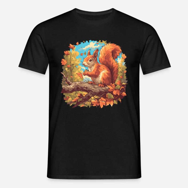 Squirrel - Men's T-Shirt - black