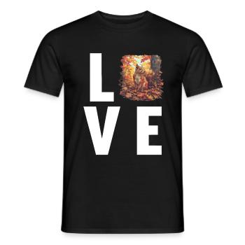Squirrel - Men's T-Shirt - black - Front - AI Model Male 178 light (178cm)