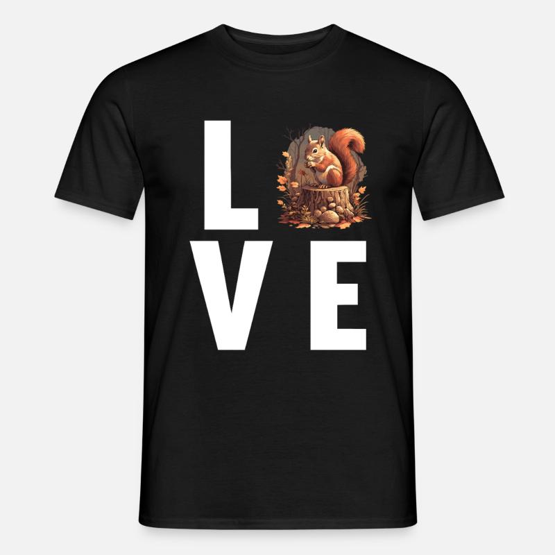Squirrel - Men's T-Shirt - black