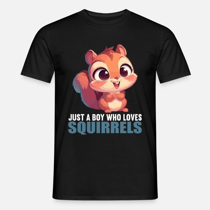 Squirrel - Men's T-Shirt - black