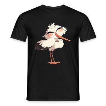 Cigognes Cigognes - T-shirt homme - noir - Devant - AI Model Male 178 light (178cm)