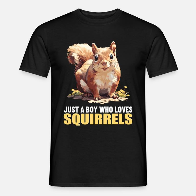 Squirrel - Men's T-Shirt - black