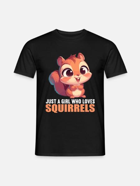 Squirrel - Men's T-Shirt - black