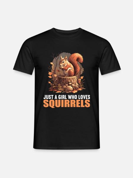 Squirrel - Men's T-Shirt - black