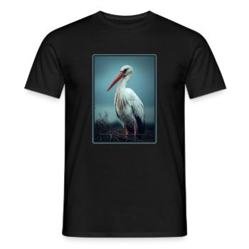 Cigognes Cigognes - T-shirt homme - noir - Devant - AI Model Male 178 light (178cm)