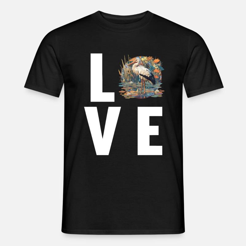 Storks Stork - Men’s T-shirt - black