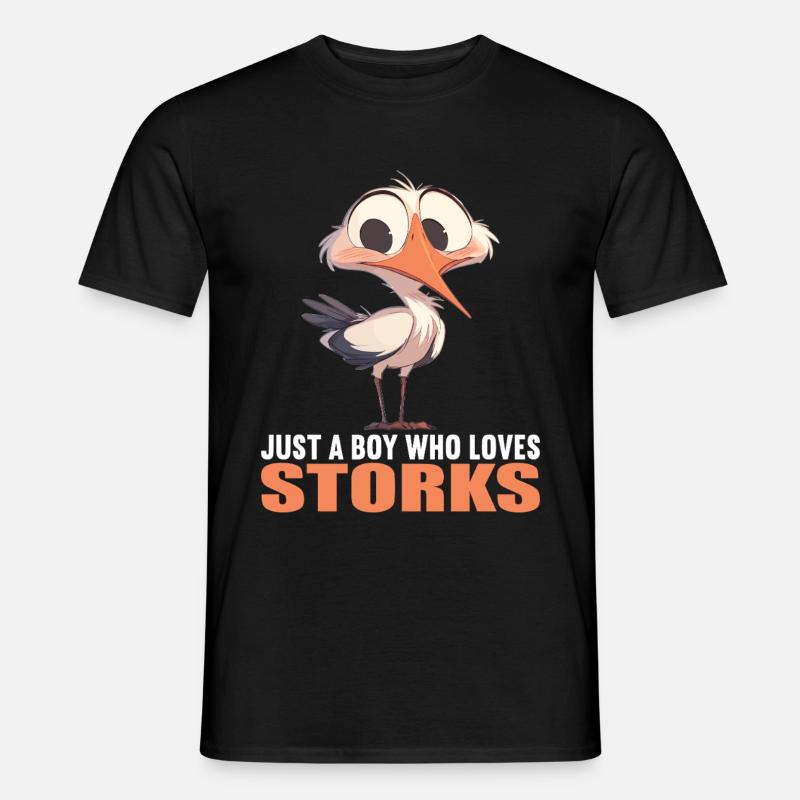 Storks Stork - Men’s T-shirt - black