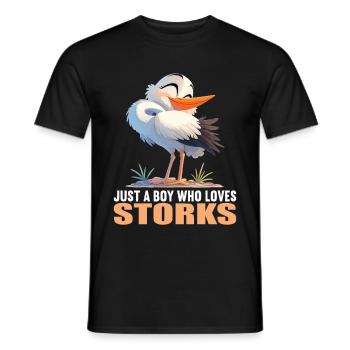 Cigognes Cigognes - T-shirt homme - noir - Devant - AI Model Male 178 light (178cm)