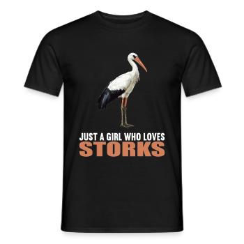 Cigognes Cigognes - T-shirt homme - noir - Devant - AI Model Male 178 light (178cm)