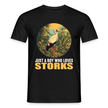 Cigognes Cigognes - T-shirt homme - noir - Devant - AI Model Male 178 light (178cm)