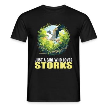 Cigognes Cigognes - T-shirt homme - noir - Devant - AI Model Male 178 light (178cm)