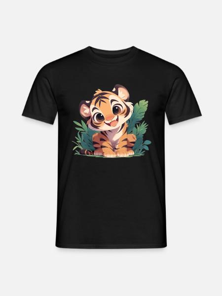 Tigre de Sumatra - T-shirt homme - noir