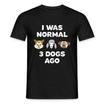 Lustiges Hunde Design für Leute mit vielen Hunden - Männer T-Shirt - Schwarz - Vorne - AI Model Male 178 light (178cm)