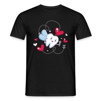 Tooth Fairy Tooth Fairy Dental Assistant Tooth Saying - Men's T-Shirt - black - Front - AI Model Male 178 light (178cm)