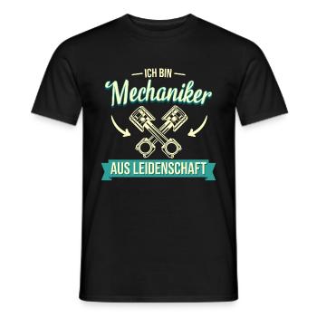 Mechaniker Werkstatt Automechaniker Auto Spruch - Männer T-Shirt - Schwarz - Vorne - AI Model Male 178 light (178cm)
