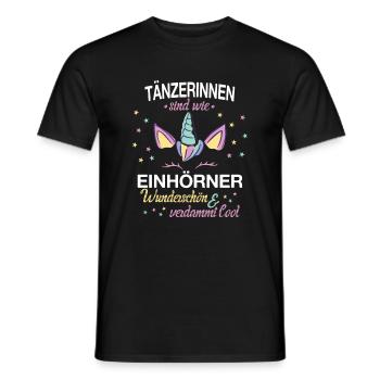 Tanzen Tänzer Tänzerin Spruch Tanzsport Ballett - Männer T-Shirt - Schwarz - Vorne - AI Model Male 178 light (178cm)
