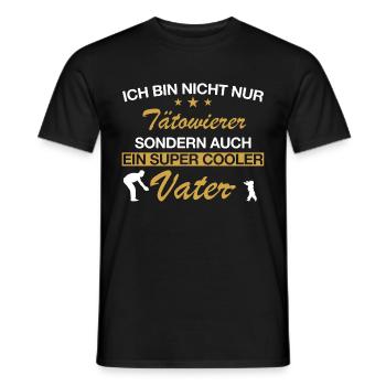 Tätowierer Tattoo Tätowierung Tätowieren Spruch - Männer T-Shirt - Schwarz - Vorne - AI Model Male 178 light (178cm)