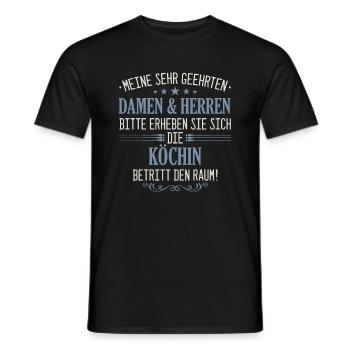 Koch Köchin Chefkoch kochen Küche Beruf Spruch - Männer T-Shirt - Schwarz - Vorne - AI Model Male 178 light (178cm)