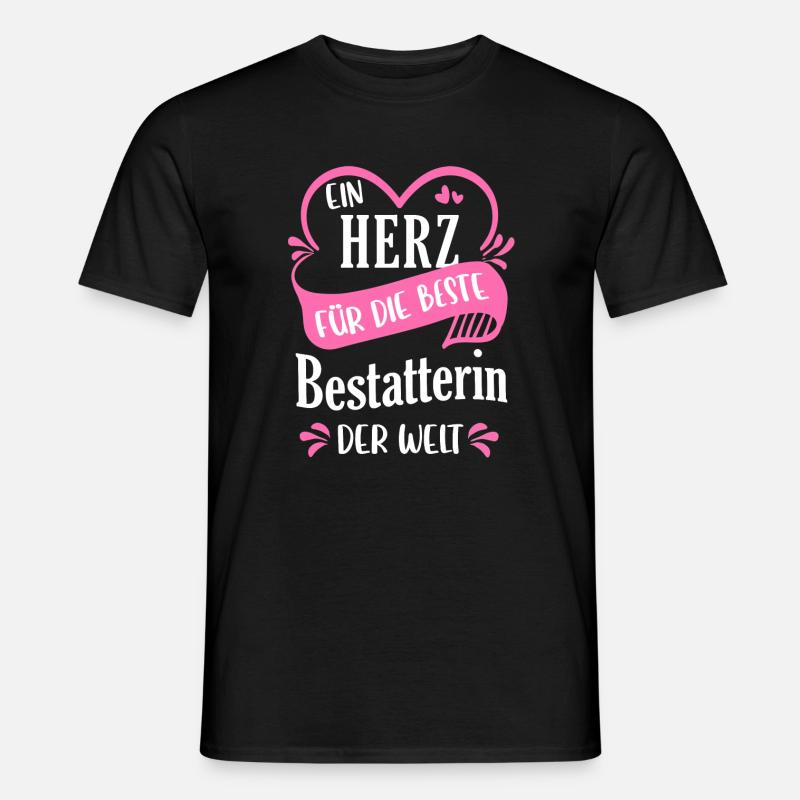 Bestatter Bestatterin Bestatten Beruf Spruch - Männer T-Shirt - Schwarz