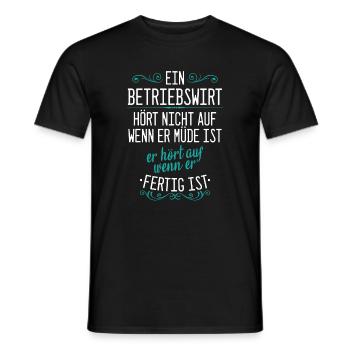 Betriebswirt Kaufmann BWL Beruf Arbeit Spruch - Männer T-Shirt - Schwarz - Vorne - AI Model Male 178 light (178cm)