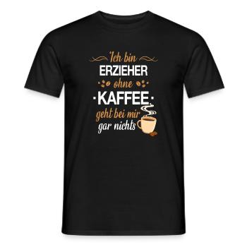 Erzieher Erzieherin Kindergärtner Spruch Beruf - Männer T-Shirt - Schwarz - Vorne - AI Model Male 178 light (178cm)