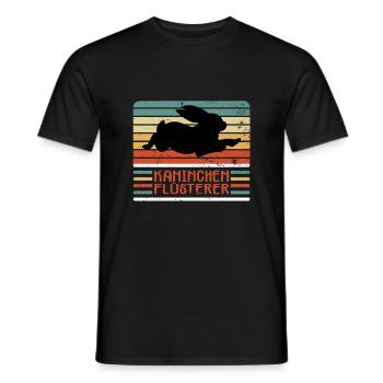 Hase Hasen Kaninchen Flüsterer Haustier Karnickel - Männer T-Shirt - Schwarz - Vorne - AI Model Male 178 light (178cm)