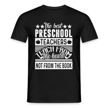 Preschool Teacher Best Preschool Teacher - Men's T-Shirt - black - Front - AI Model Male 178 light (178cm)
