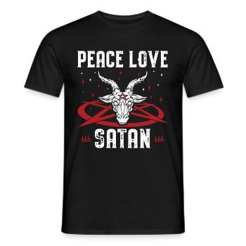 Satan - Men's T-Shirt - black - Front - AI Model Male 178 light (178cm)