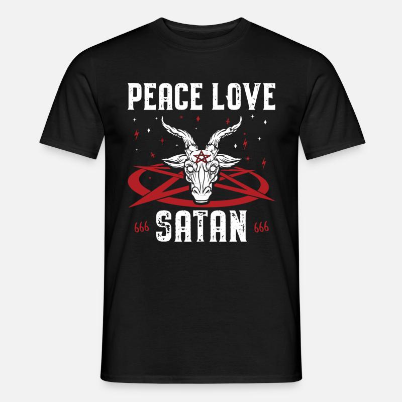Satan - Männer T-Shirt - Schwarz