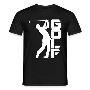 Le golf est mon sport de golf - T-shirt homme - noir - Devant - AI Model Male 178 light (178cm)