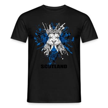 Schottland - Männer T-Shirt - Schwarz - Vorne - AI Model Male 178 light (178cm)