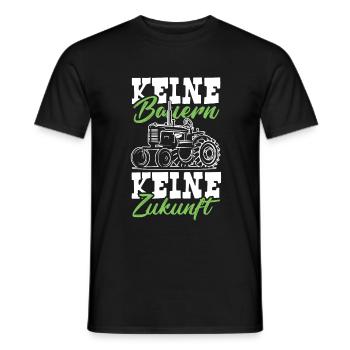Keine Bauern Zukunft Farmer - Männer T-Shirt - Schwarz - Vorne - AI Model Male 178 light (178cm)