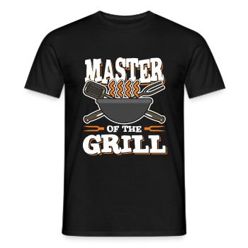 Maître Grill Maître Griller Griller - T-shirt homme - noir - Devant - AI Model Male 178 light (178cm)