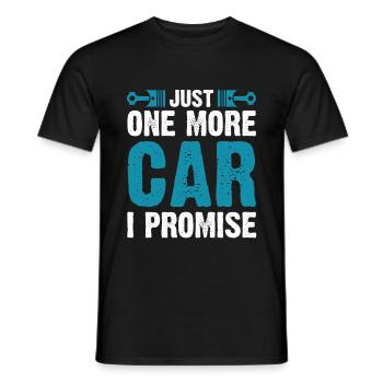 Tuning Auto Lustig Speed Autos - Männer T-Shirt - Schwarz - Vorne - AI Model Male 178 light (178cm)