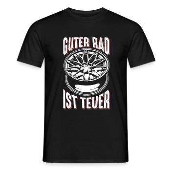 Tuning tuner drôle de voiture - T-shirt homme - noir - Devant - AI Model Male 178 light (178cm)