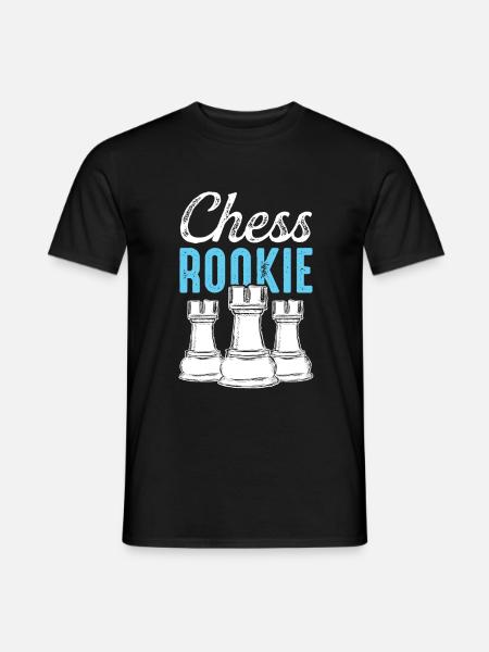 Schach Rookie Turm Chess - Männer T-Shirt - Schwarz