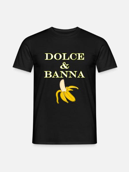Dolce et banane - T-shirt homme - noir