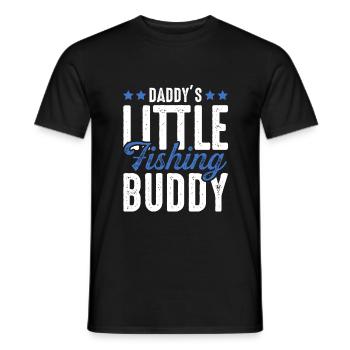Papa fils pêche pêche enfant - T-shirt homme - noir - Devant - AI Model Male 178 light (178cm)