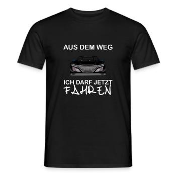 18. Geburtstag Führerschein - Männer T-Shirt - Schwarz - Vorne - AI Model Male 178 light (178cm)