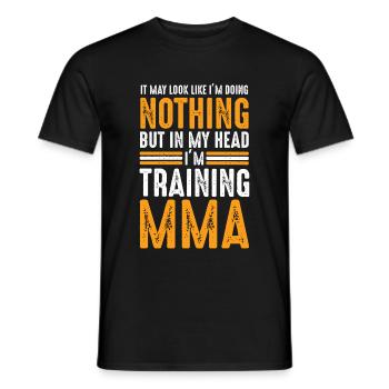 Kampfsport Mma - Männer T-Shirt - Schwarz - Vorne - AI Model Male 178 light (178cm)