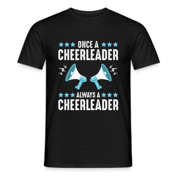 Cheerleder Cheerleading - Männer T-Shirt - Schwarz - Vorne - AI Model Male 178 light (178cm)