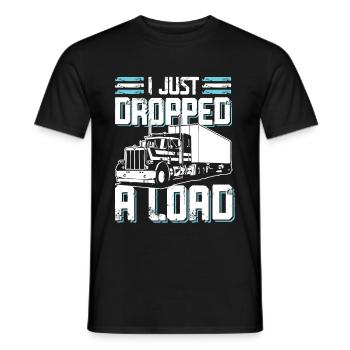 Trucker Truck spruch - Männer T-Shirt - Schwarz - Vorne - AI Model Male 178 light (178cm)