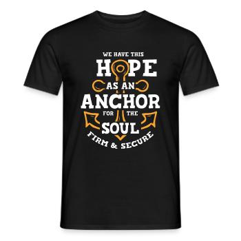Hoffnung Bibel - Männer T-Shirt - Schwarz - Vorne - AI Model Male 178 light (178cm)