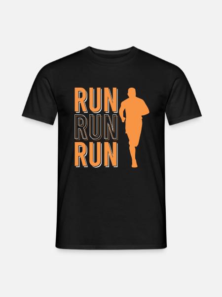 Sport de course - T-shirt homme - noir