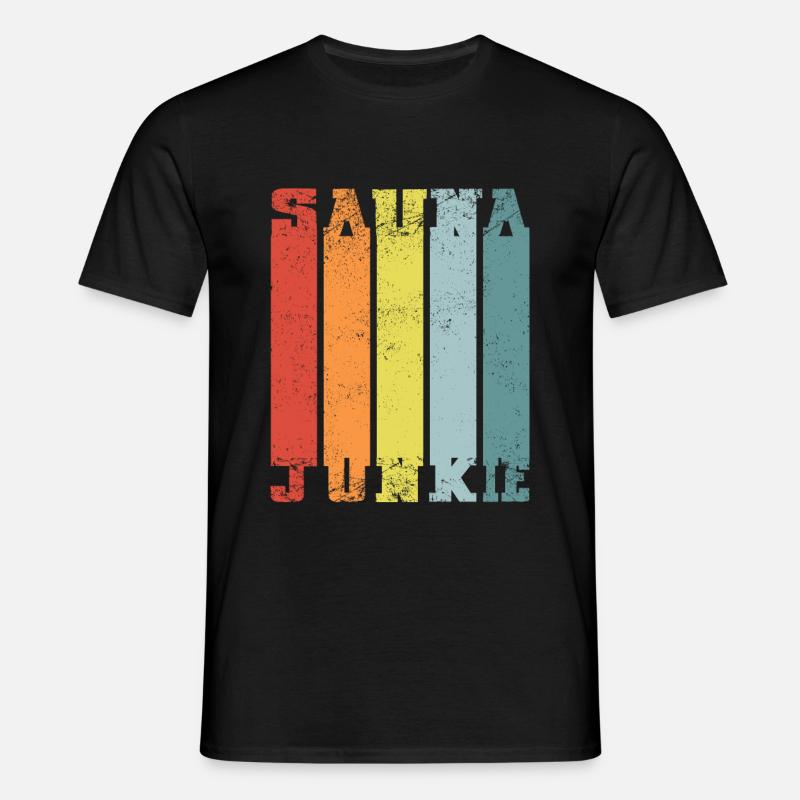 Sauna Junkie Infusion Master Sauna Master Retro - T-shirt til herrer - sort