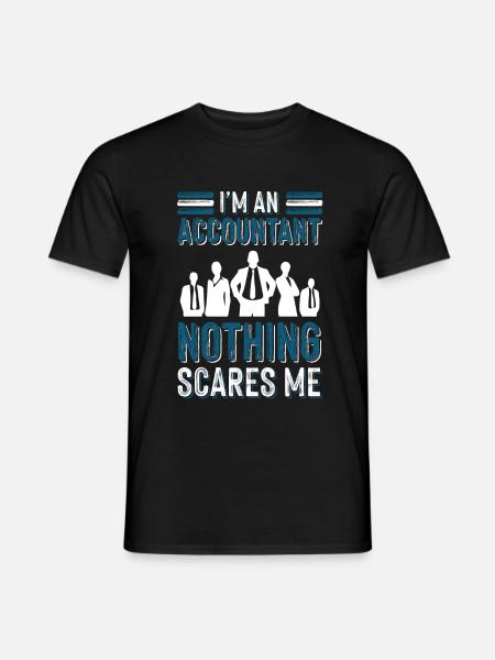 comptable comptable - T-shirt homme - noir