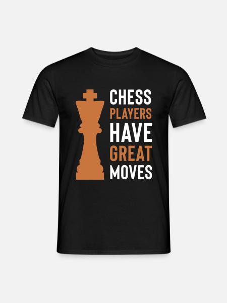 Jeu Échecs joueurs - T-shirt homme - noir