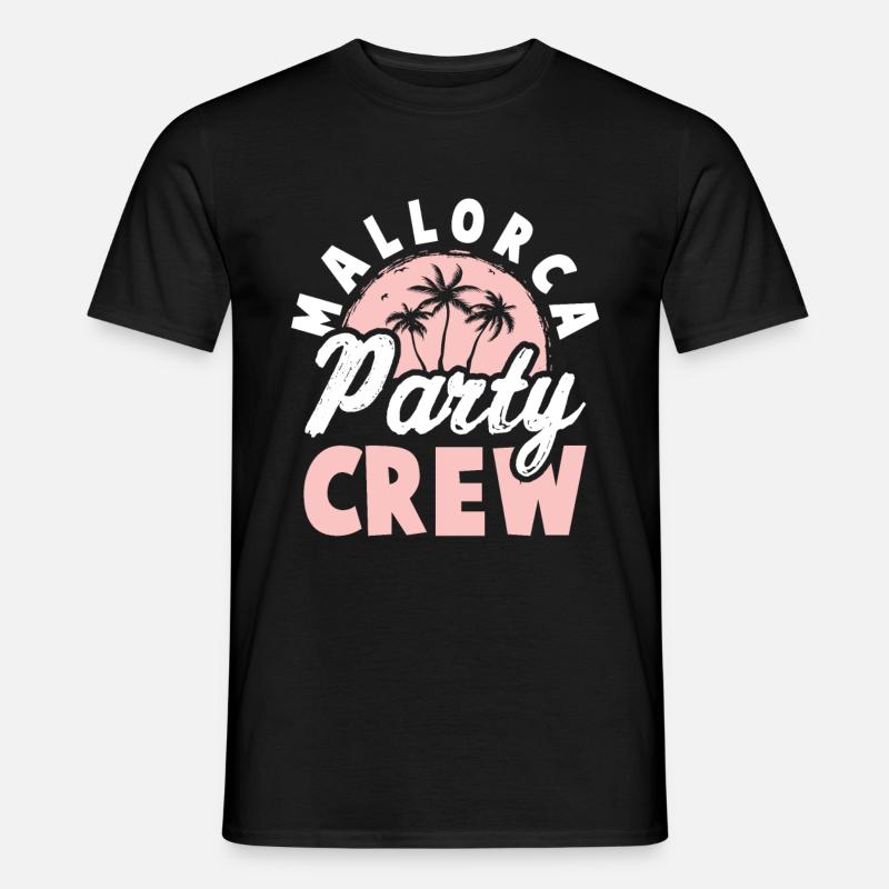 Mallorca Party Crew - Männer T-Shirt - Schwarz